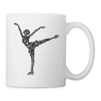 Eiskunstlauf - Tasse - Weiß - Rechts