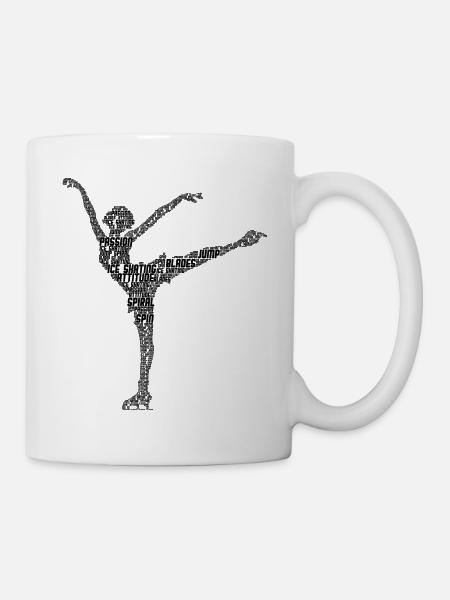 Eiskunstlauf - Tasse - Weiß