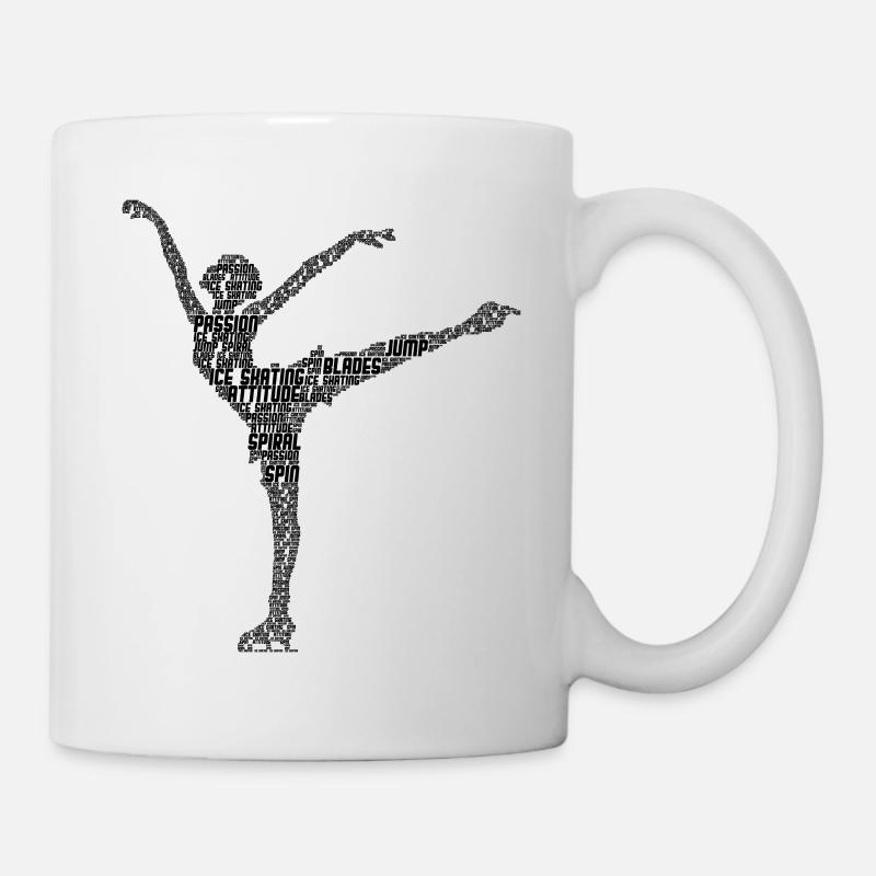 Eiskunstlauf - Tasse - Weiß