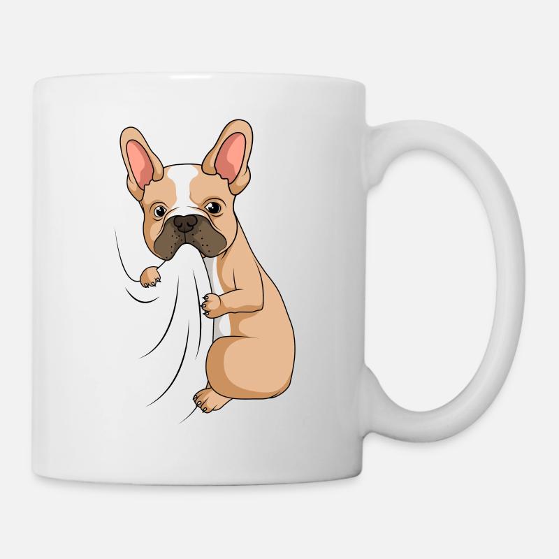 Français Bouledogue - Mug blanc - blanc