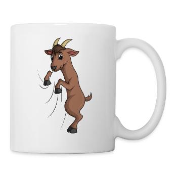 Ziege - Tasse - Weiß - Rechts