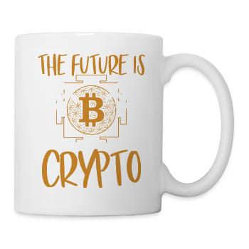 Avenir, Bitcoin, Été, Fête - Mug blanc - blanc - Droite