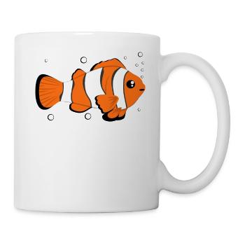Clownfisch - Tasse - Weiß - Rechts