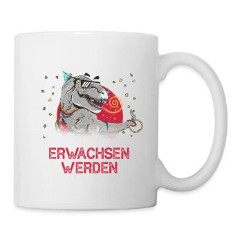 Endlich 20 Jetzt muss ich nur erwachsen werden - Tasse - Weiß - Rechts
