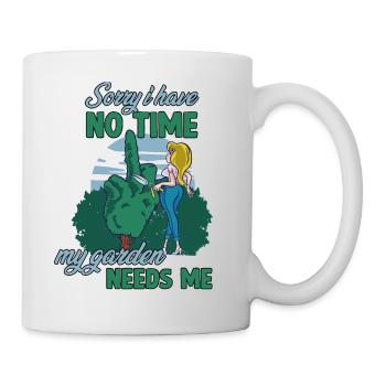 Drôle de tenue de jardinier amateur drôle de jardinier - Mug blanc - blanc - Droite