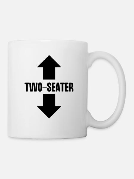 Deux places - Mug blanc - blanc