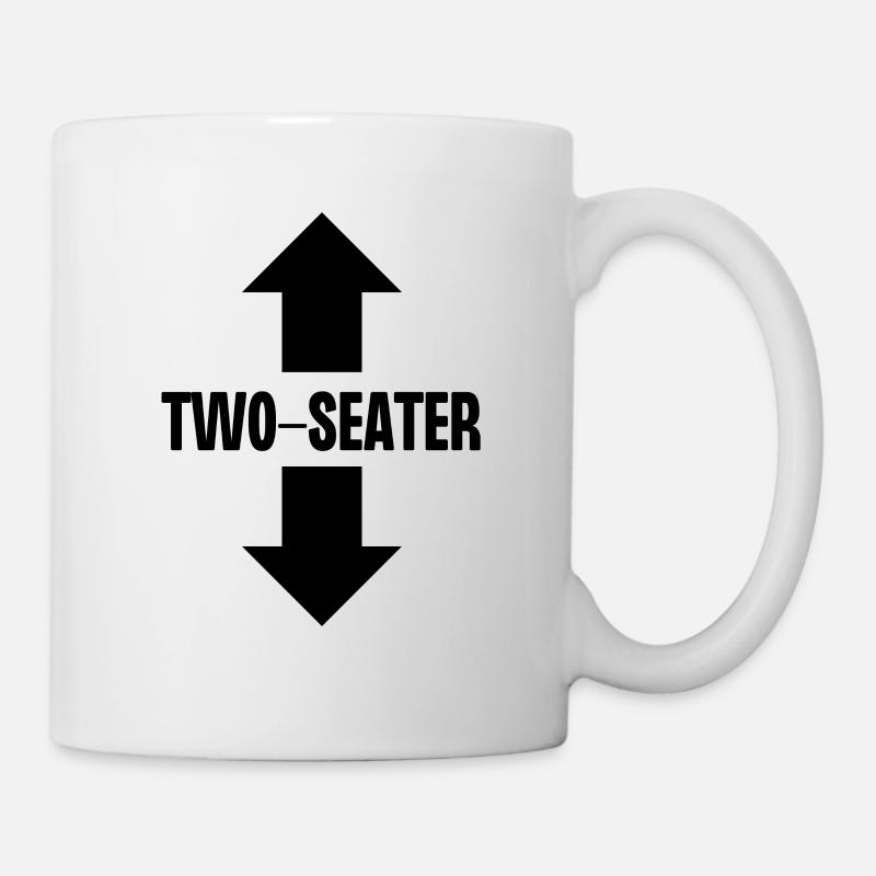 Deux places - Mug blanc - blanc