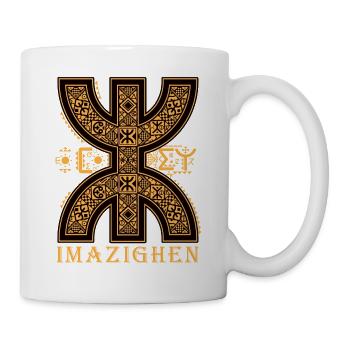 Z IMAZIGHEN MIT BERBERE TIFINAGH MOTIVEN - Tasse - Weiß - Rechts