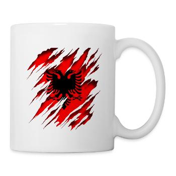 Albanien - Tasse - Weiß - Rechts