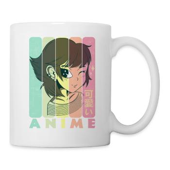 Anime Fille - Mug blanc - blanc - Droite