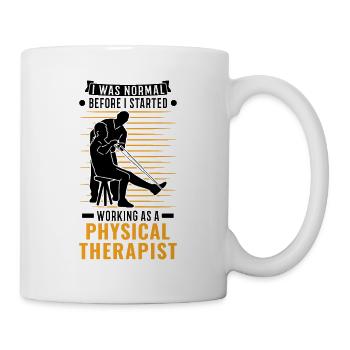 Physiothérapie Physiothérapie Physiothérapeute - Mug blanc - blanc - Droite