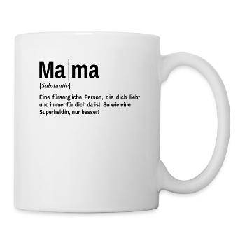 Beste Mama der Welt Mutter - Tasse - Weiß - Rechts