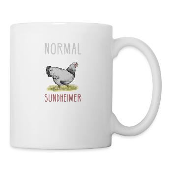 Sundheimer Hühner I Chicken Geflügel Motiv für - Tasse - Weiß - Rechts