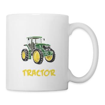 Sorry I'm Late I Saw A Tractor - Tasse - Weiß - Rechts