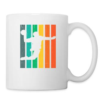 Handball Handballer Retro - Tasse - Weiß - Rechts