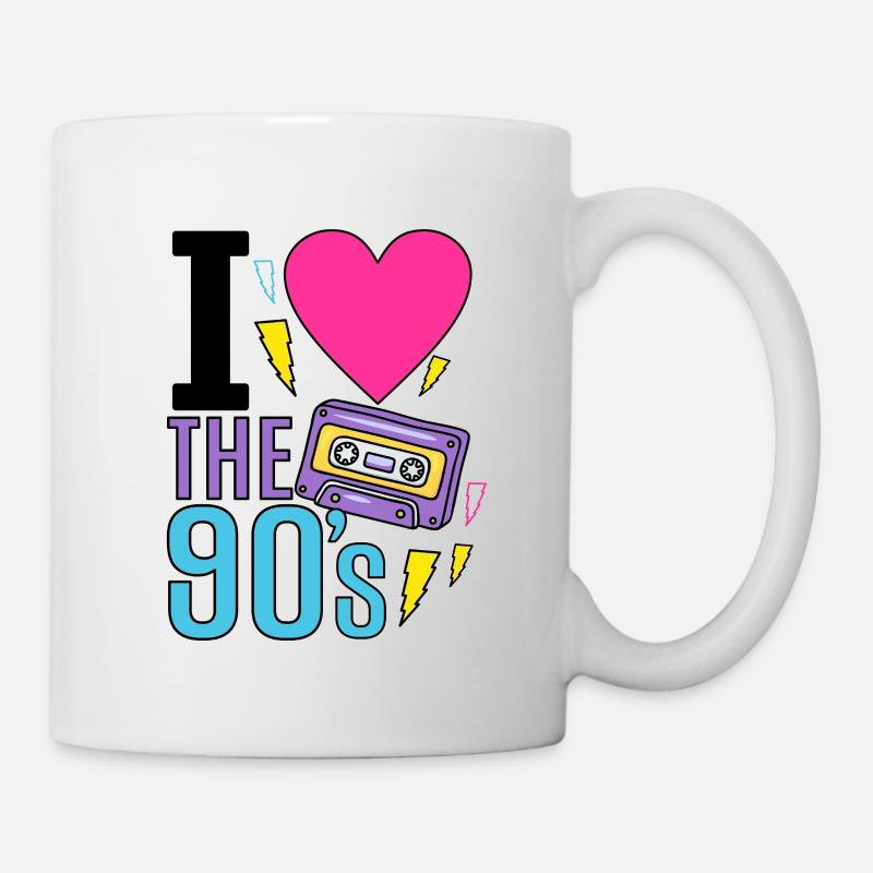 J’adore les années 90 - Mug blanc - blanc
