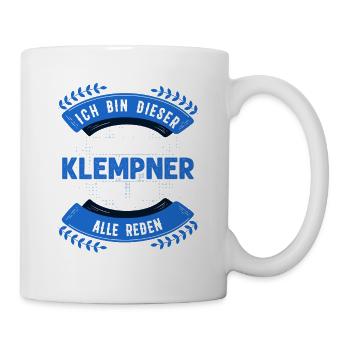 Ich Bin Dieser Legendäre Klempner Spengler - Tasse - Weiß - Rechts