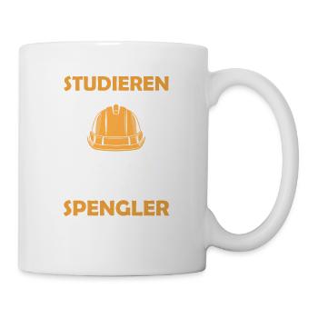 Klempner Spengler Werden Nur Die Besten - Tasse - Weiß - Rechts