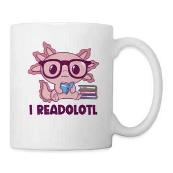 I Readolotl Axolotl - Mug - white - Right