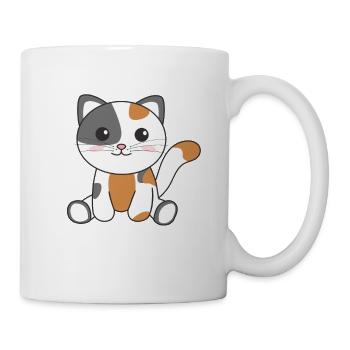 Kawaii Cat Mignon Manga Anime Cats - Mug blanc - blanc - Droite