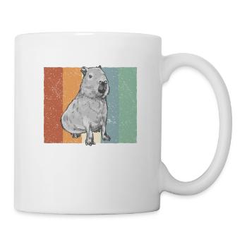 Vintage Capybara South America Capybara Capybara - Mug - white - Right