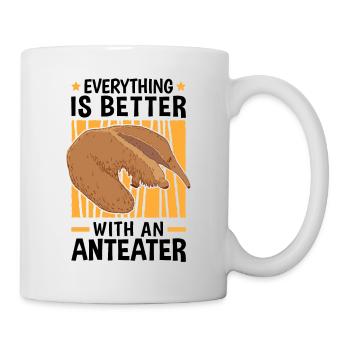 Everything is better with anteaters Anteater - Mug - white - Right
