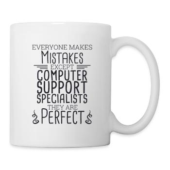 "Computer Support Specialist Perfect | IT Support" - Mug - white - Right