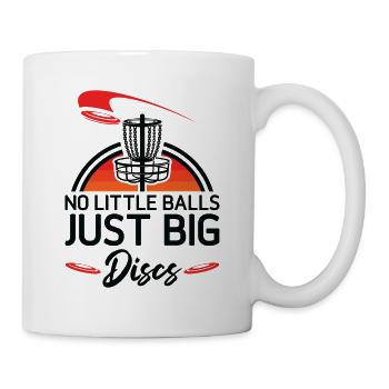 Pas de petites balles juste de gros disques Disc Golf - Mug blanc - blanc - Droite