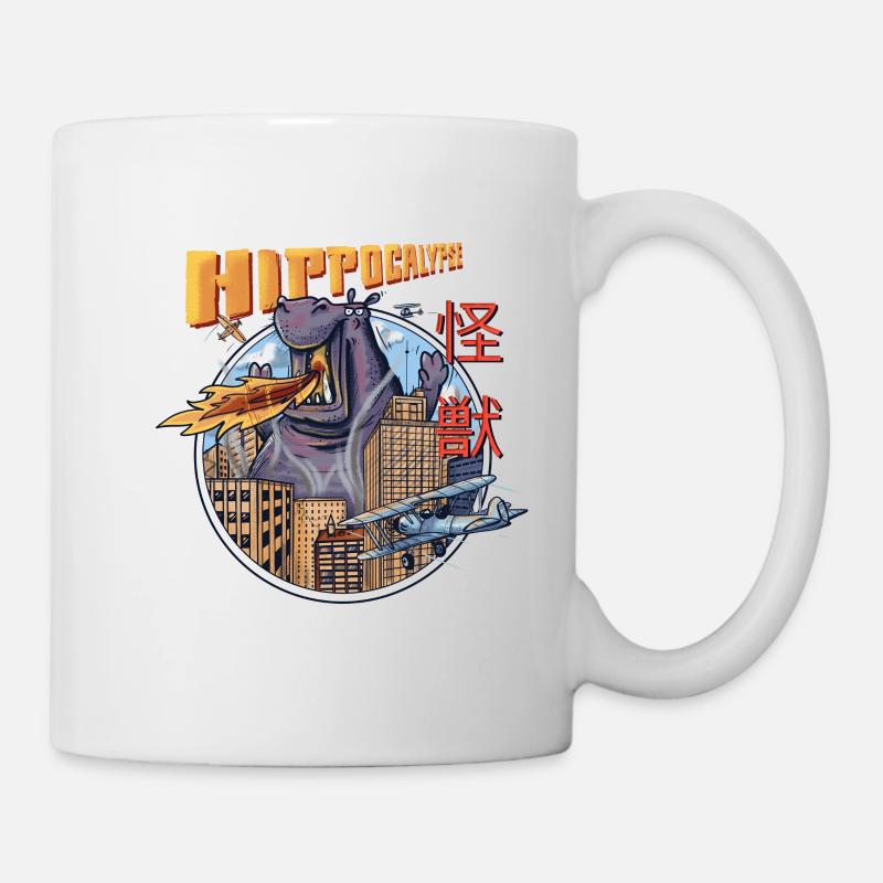 Hippocalypse - Tasse - Weiß