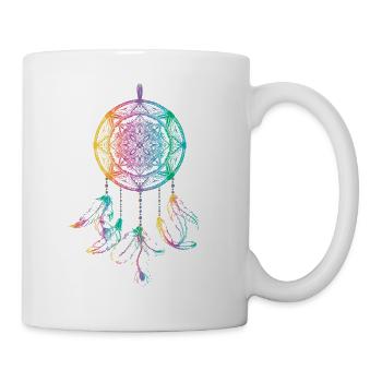 Dreamcatcher Traumfänger Mode für Damen - Tasse - Weiß - Rechts