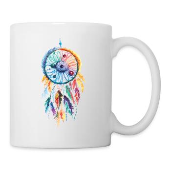 Dreamcatcher Traumfänger Mode für Damen - Tasse - Weiß - Rechts