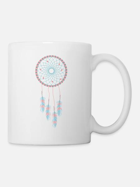 Dreamcatcher Traumfänger Mode für Damen - Tasse - Weiß
