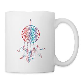 Dreamcatcher Traumfänger Mode für Damen - Tasse - Weiß - Rechts