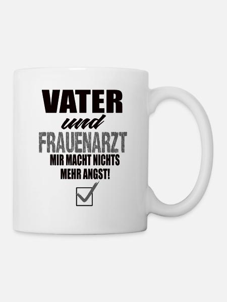 Vater und Frauenarzt - Tasse - Weiß