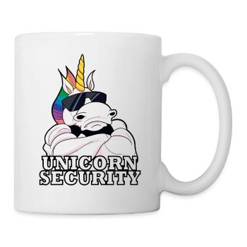 Unicorn Security I Unicorn Bouncer I Unicorn - Mug blanc - blanc - Droite