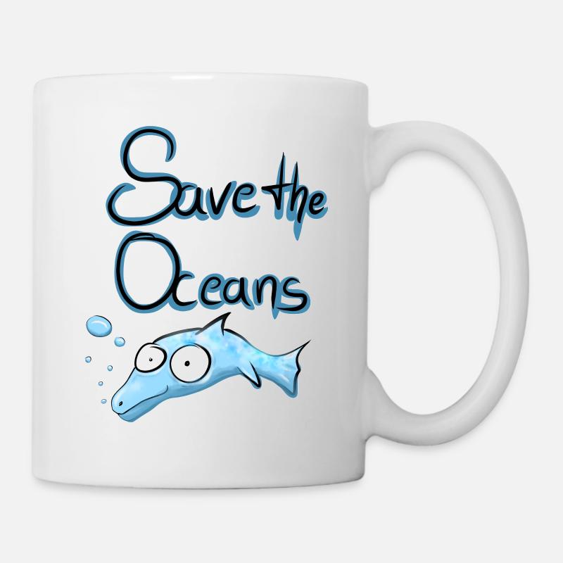 Save the Oceans - Mug - white