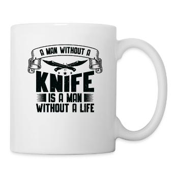 Knifemaking Knife Making Bladesmith Smithing Knife - Mug - white - Right