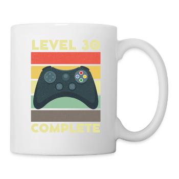 Niveau 30 Complet 30 ans 30e anniversaire - Mug blanc - blanc - Droite