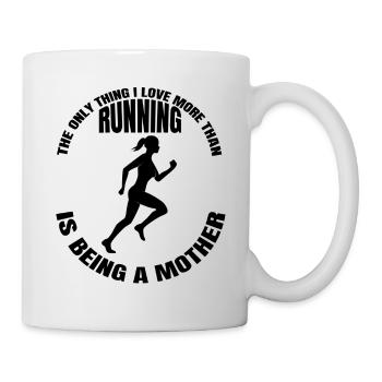 Jogger Mom Running Jogging Mom Training Running - Mug - white - Right