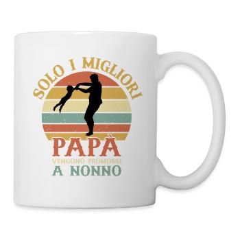 Solo I Miglori Papà Vengono Promossi A Nonno - Tasse - Weiß - Rechts