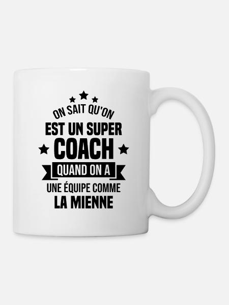 On Sait Qu'on Est Un Super Coach - Mug blanc - blanc