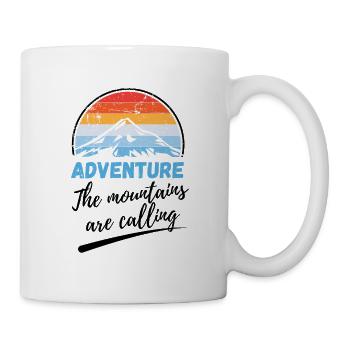 Randonnée Aventure - Dicton pour les amoureux de la nature - Mug blanc - blanc - Droite