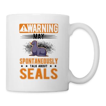 May spontaneously talk about Seal Robbe - Mug - white - Right