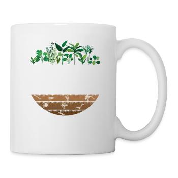Leg Dich Nicht Mit Einem Gärtner An, Niemand - Tasse - Weiß - Rechts