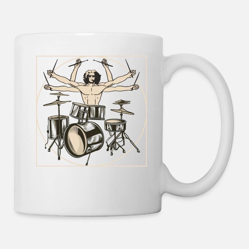 BATTEUR HOMME - Mug blanc - blanc