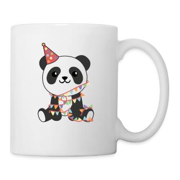 Panda for birthday for children a birthday - Mug - white - Right