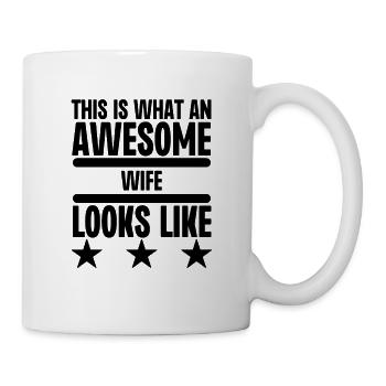 This is What an Awesome Wife Looks Like - Mug - white - Right