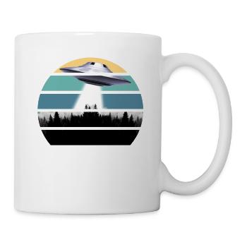 OVNI Je veux croire le thé OVNI extraterrestre - Mug blanc - blanc - Droite