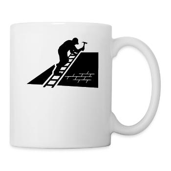 Roofing Profession Training Craftsman Gift - Mug - white - Right