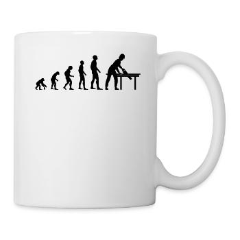 Profession d’artisan Evolution Worker Cadeau - Mug blanc - blanc - Droite
